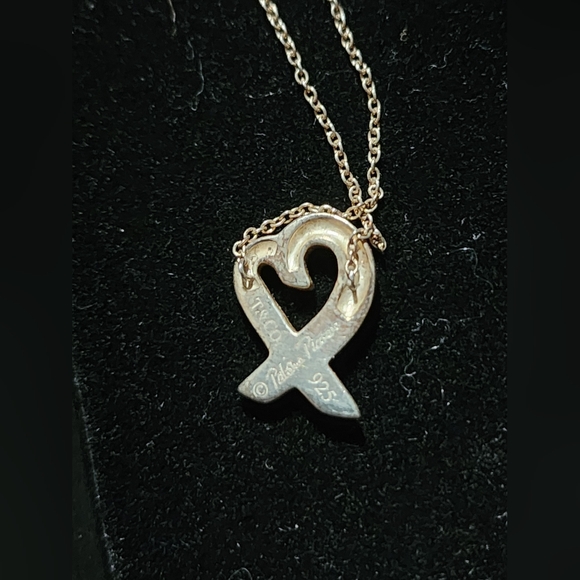Auth Tiffany & Co. Paloma Piccaso Heart Pendant